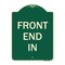 Signmission Designer Series Sign Front End In, Green & Tan Heavy-Gauge Aluminum Sign, 24" x 18", G-1824-23938 A-DES-G-1824-23938 - alternate 1